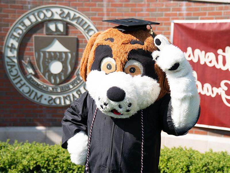 Aquinas College mascot Nelson